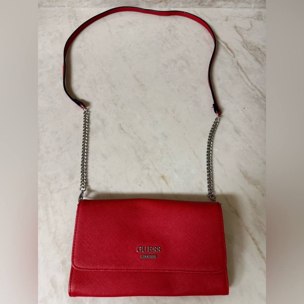 GUESS Scarlet Crossbody Bag with Chain Strap